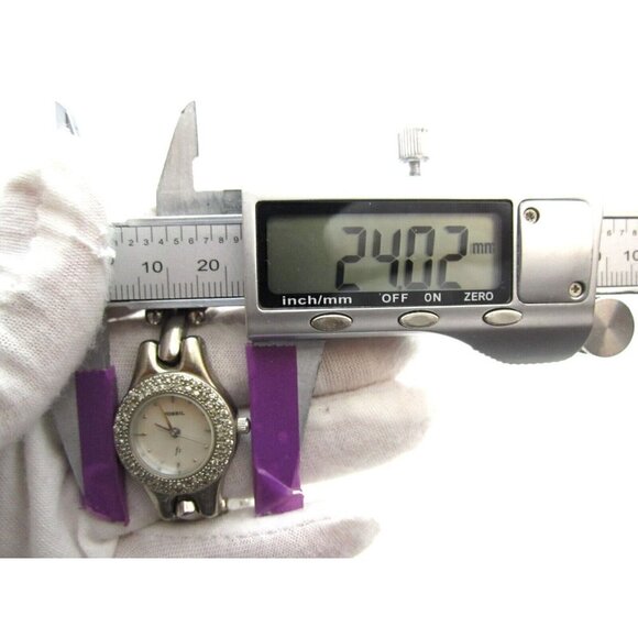 Women Fossil f2 Quartz WR Analog 24mm Dial Causal Round Watch (G467) - Picture 2 of 10